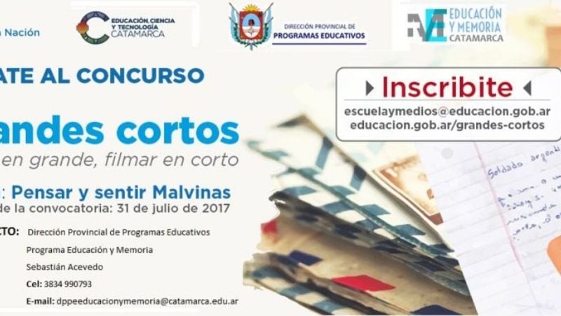 Inscripción al Concurso Nacional “Grandes cortos”