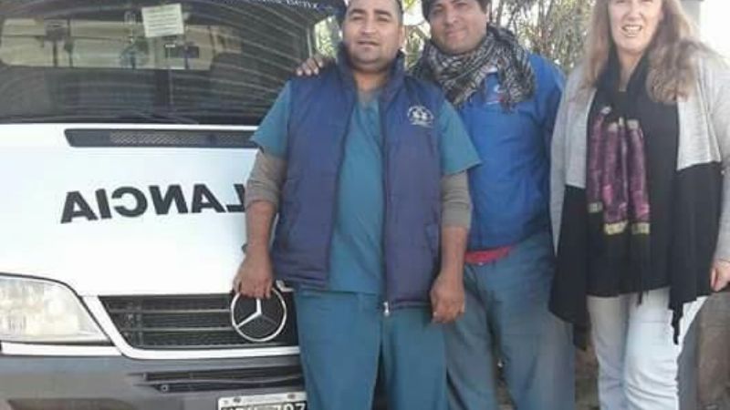 Entregaron ambulancia en Esquiú