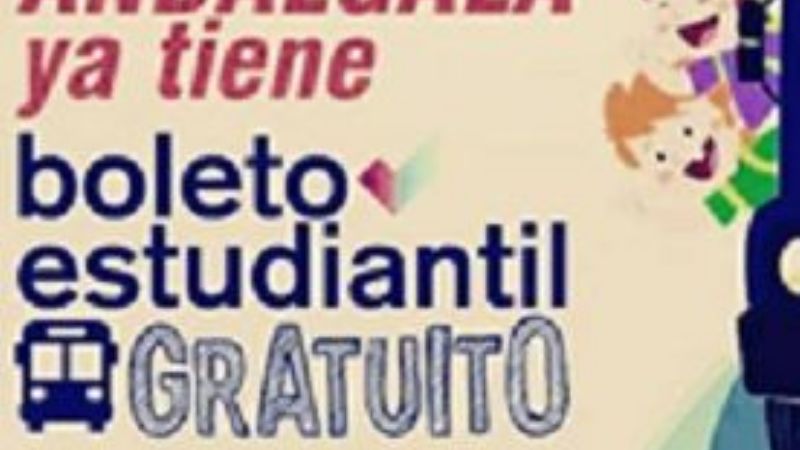 Entrega del Boleto Estudiantil en Andalgalá