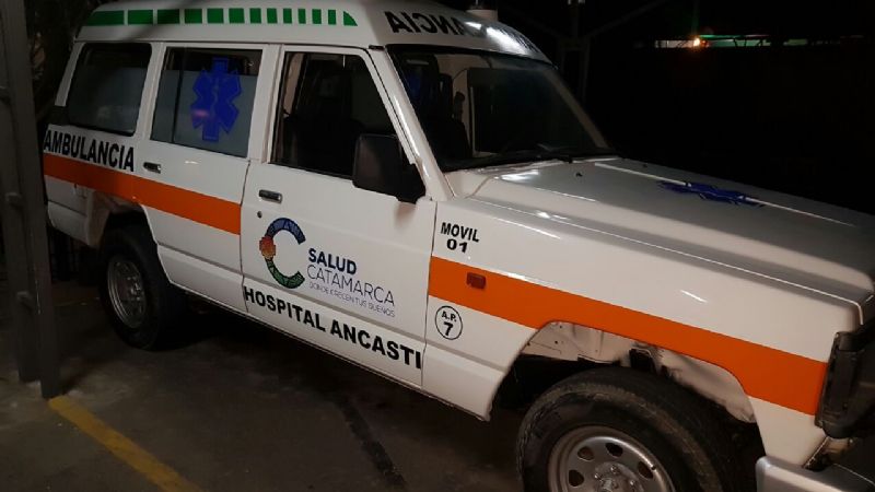 Ambulancia reacondicionada para el Hospital de Ancasti