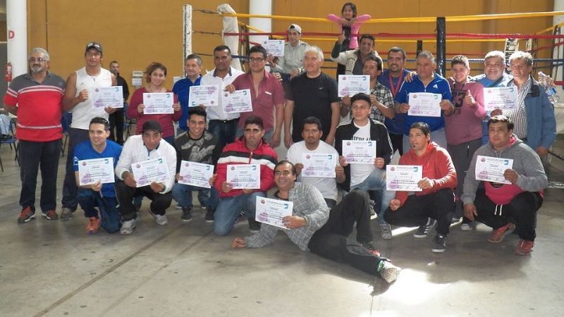 Exitoso cierre de curso de la Federación de Boxeo