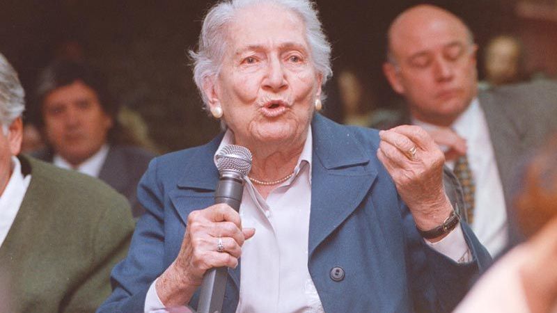 A los 100 años, murió Juanita Vaccaroni