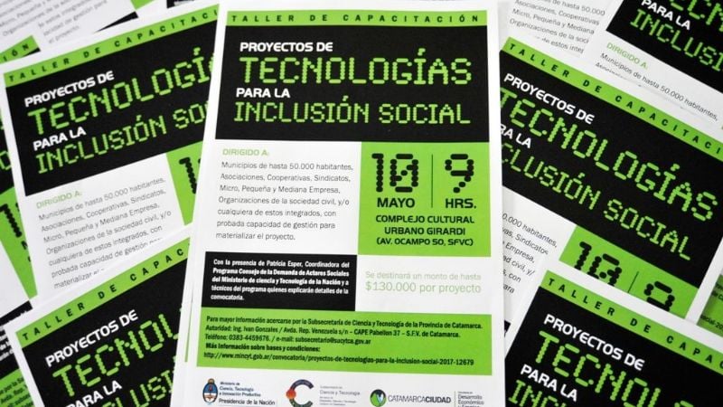 Capacitación para el Programa de Tecnologías para la Inclusión Social