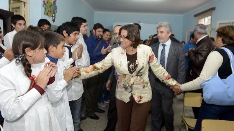 Corpacci inauguró nuevas instalaciones en la Escuela Secundaria Rural