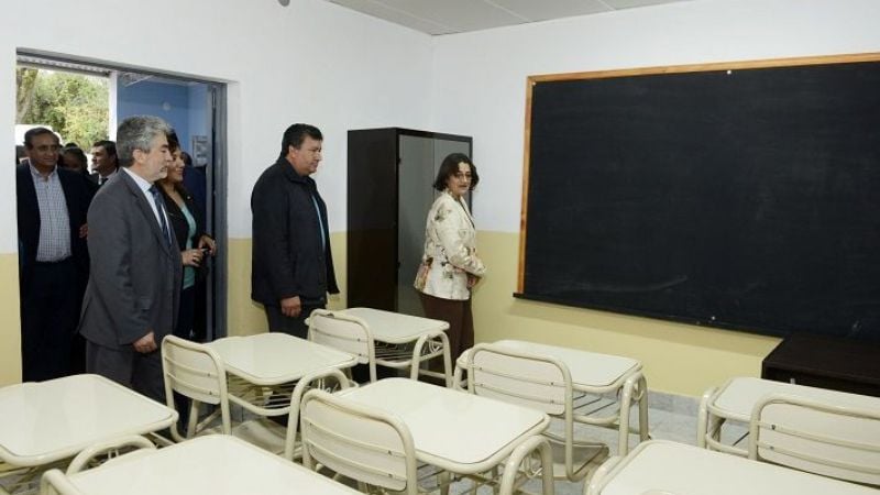 Corpacci inauguró nuevas instalaciones en la Escuela Secundaria Rural