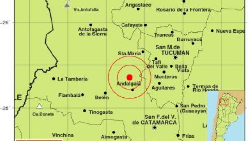 Se registró un leve sismo