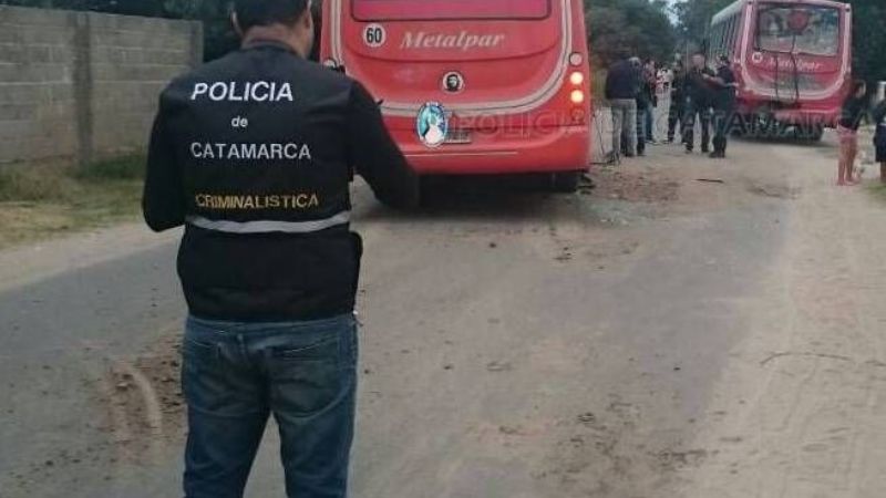 Chocaron dos colectivos en Valle Viejo