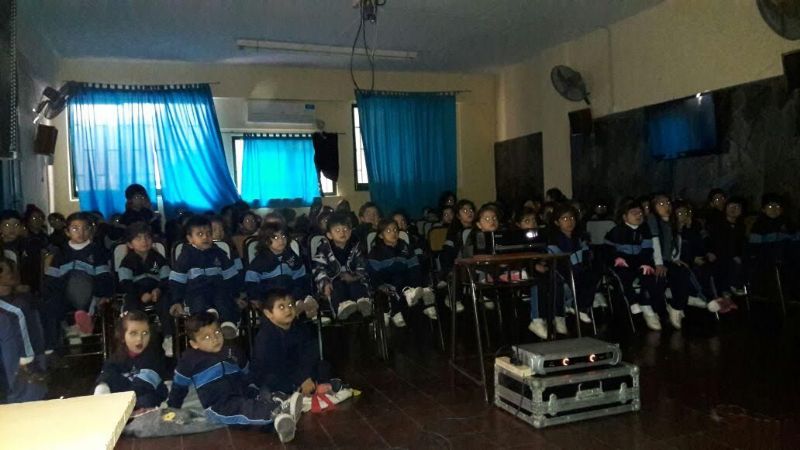 El Cine Móvil de Cultura celebra con los Jardines de Infante