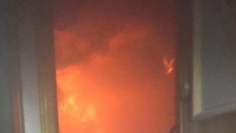 Incendio en una vivienda