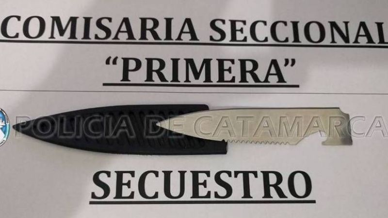 Demoran con un cuchillo a un niño que robó relojes