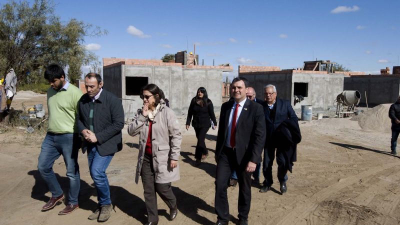 Avanza la construcción de un barrio de 30 viviendas en Andalgalá