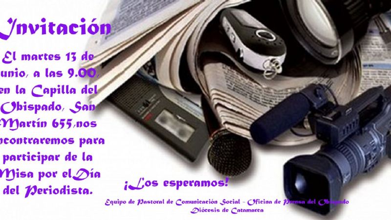 Mañana Misa por el Día del Periodista