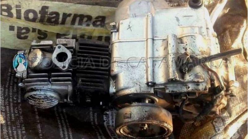 Recuperan motopartes en Andalgalá