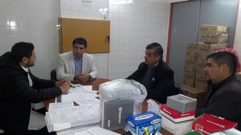 Senadores visitaron a los heridos del accidente de El Totoral