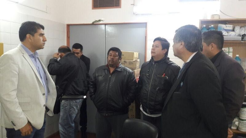 Senadores visitaron a los heridos del accidente de El Totoral