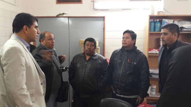 Senadores visitaron a los heridos del accidente de El Totoral