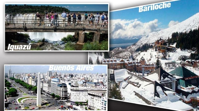 Vacaciones de invierno: Bariloche, Iguazú y Buenos Aires los destinos más buscados