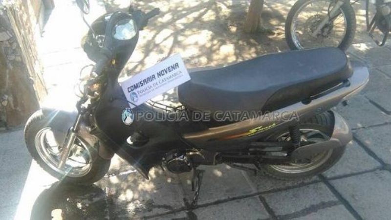 Secuestran una moto en la Capital