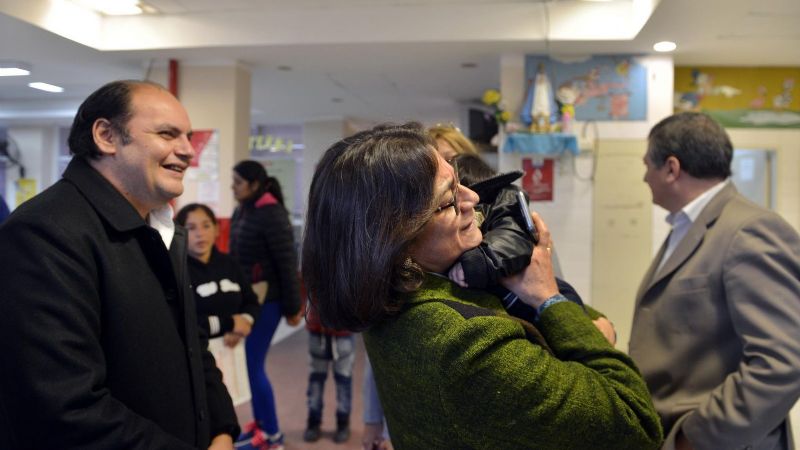 Lucía visitó a los sobrevivientes del accidente de El Totoral