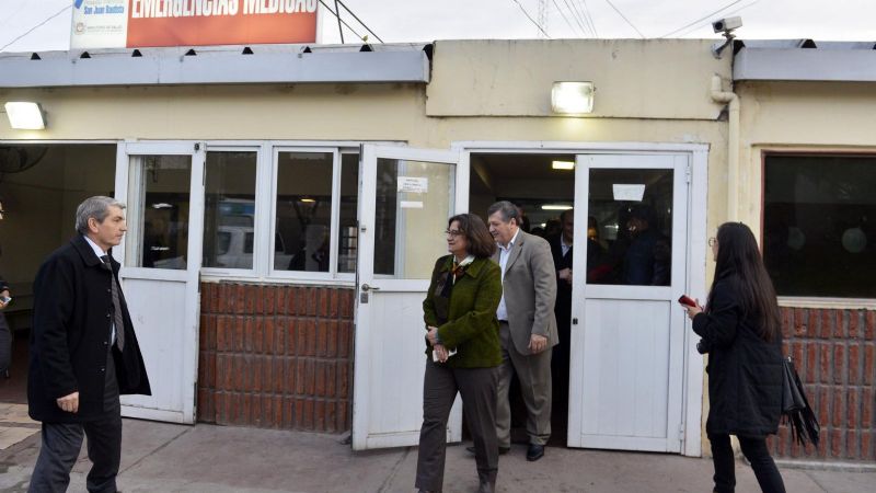 Lucía visitó a los sobrevivientes del accidente de El Totoral