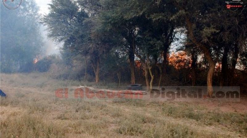 Incendio de gran magnitud en Fiambalá