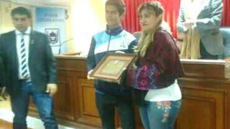 Deportista e institución de Recreo distinguidos en la Legislatura