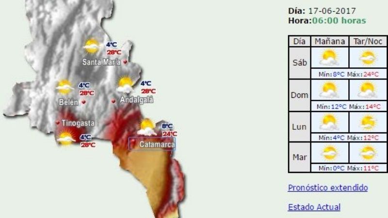 Esta noche llega el frío y se viene una semana con mínimas de 0º