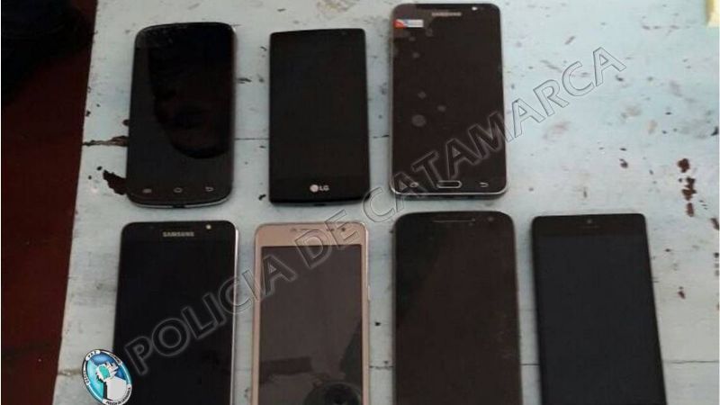 Recuperan celulares robados