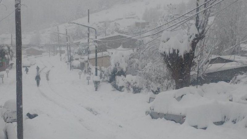 La Patagonia argentina, afectada por fuertes nevadas