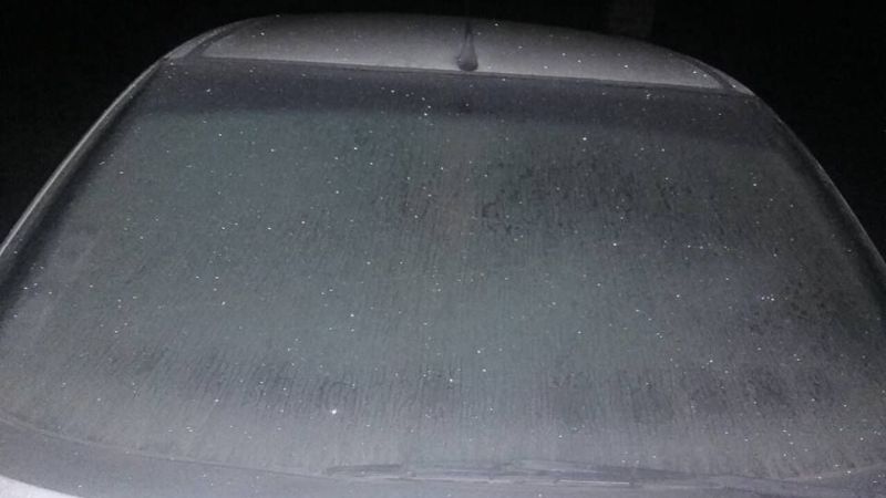 Temperaturas bajo 0 en casi toda la provincia