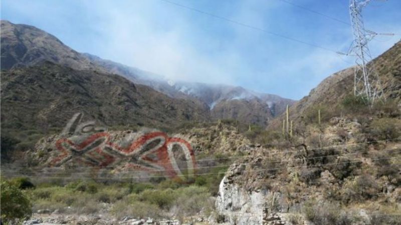 Un incendio dejó sin telefonía a Andalgalá
