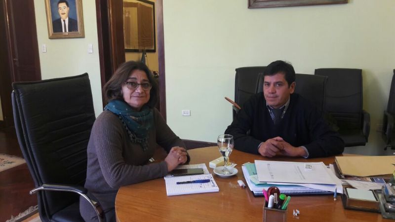 Ojeda se reunió con Corpacci