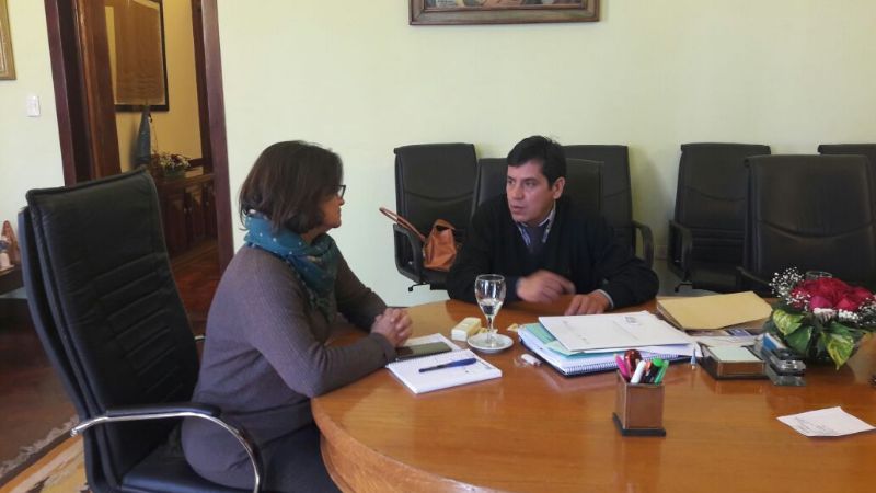 Ojeda se reunió con Corpacci