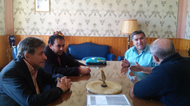 El Obispo recibió a los rectores de IES