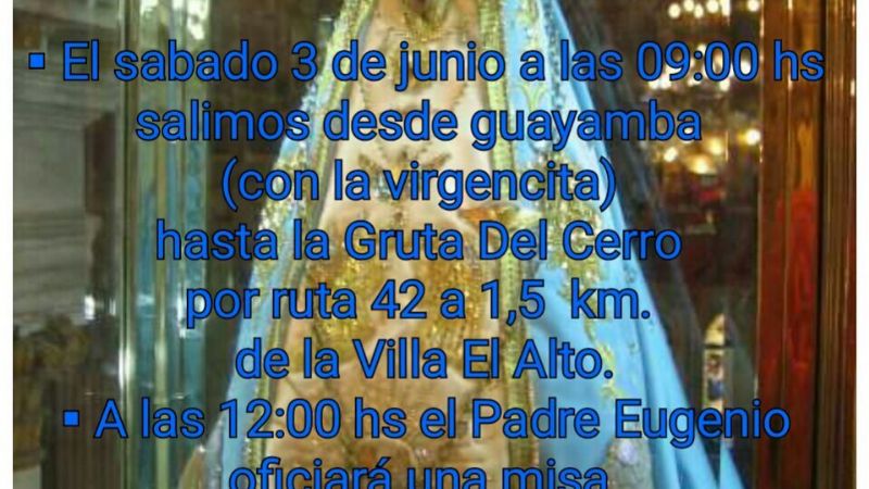 Inaugurarán una Gruta en El Alto