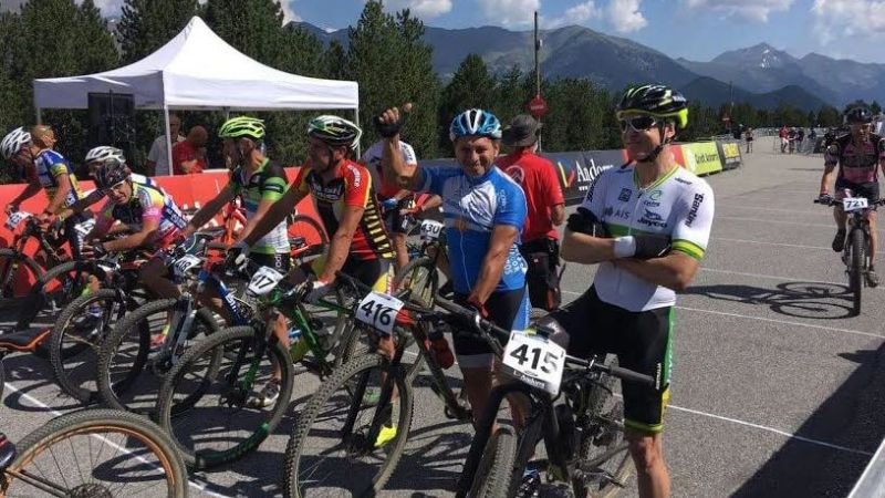 “Buchingo” Andreatta se destacó en el Mundial Máster de MTB