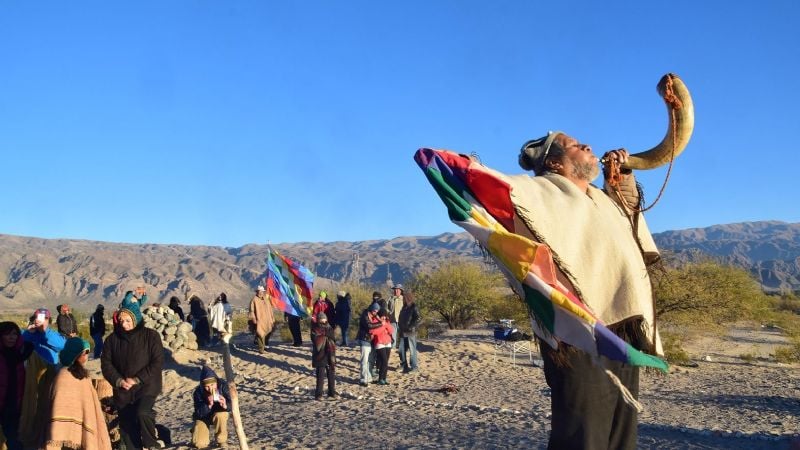 Se vivió en Santa María el ritual de la salida del sol