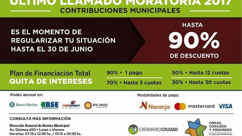 Últimas dos semanas de moratoria en Rentas