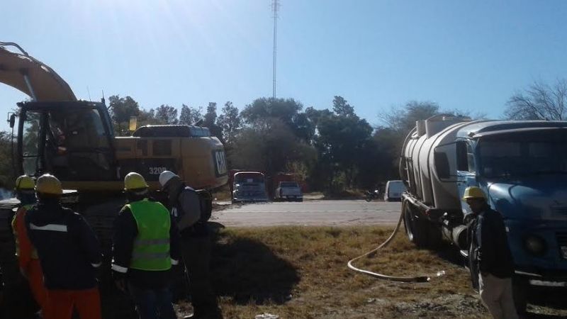 Sigue el desvío por obras en la Circunvalación “Kirchner”