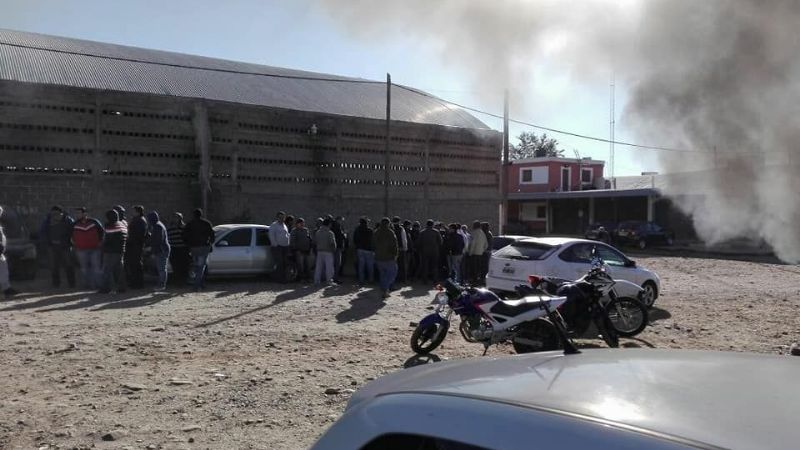 Paro de choferes de la Cooperativa San Fernando