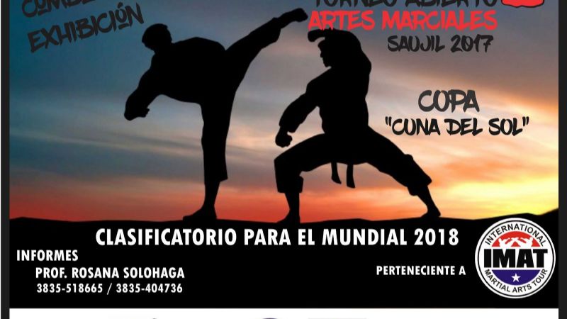 Torneo de Artes Marciales clasificatorio para el Mundial