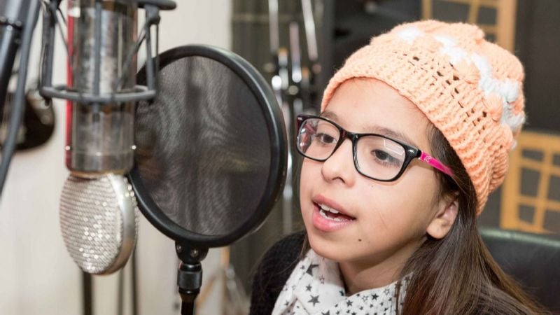 Melani empezó a grabar su demo