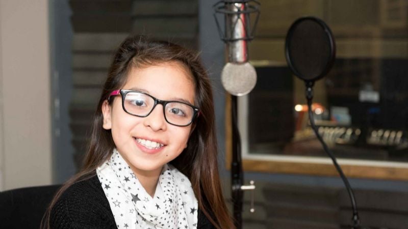 Melani empezó a grabar su demo