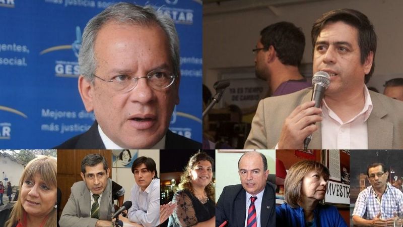 La lista de diputados provinciales del FJPV