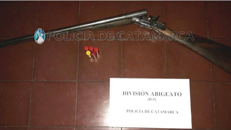 Secuestran un arma de fuego en Ambato