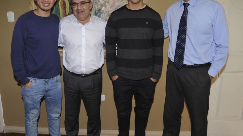 Jalil recibió al rugbier Agustín Segura