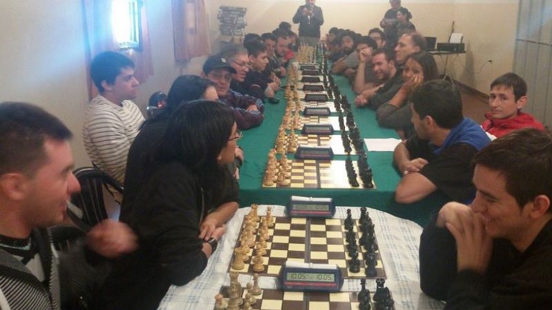 Jonathan Ibañez y Alejandro Ocampo en el ajedrez “Norteño”