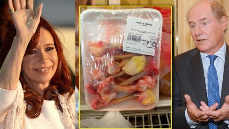 Increíble, pariente de Peña justificó venta de huesos de pollo