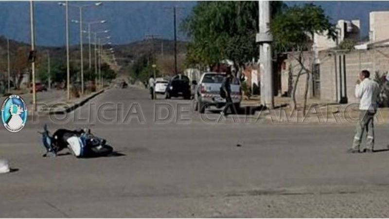 Chocaron auto y moto en el Norte