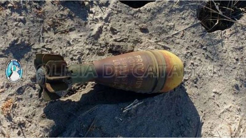Encuentran una bomba de guerra en Santa María